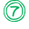 Number 7 icon