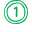 numbers Number 1 icon