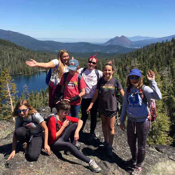 group of hikers